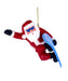 Snowboarding Santa Ornament