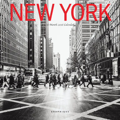 New York 2026 Mini Wall Calendar