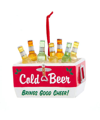 Cold Beer Cooler Ornament