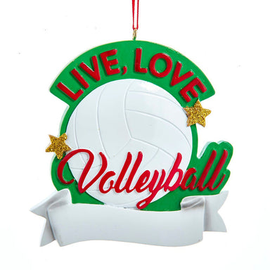 Live, Love Volleyball Ornament