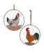 Chickens on Wire Ornament - Single, Various Options