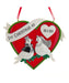 1st Christmas as Mr. & Mrs. Dove Heart Ornament