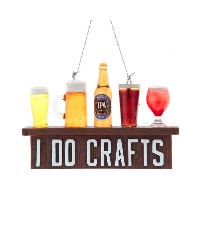 I Do Crafts IPA Beer Flight Ornament