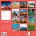 Wonders of The World 2025 Wall Calendar    