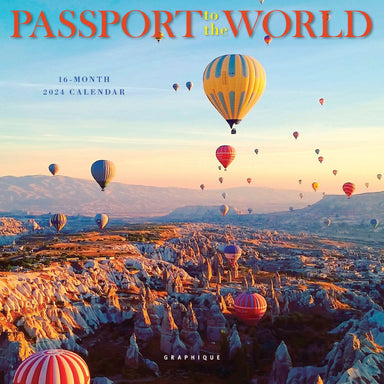 Passport To The World 2024 Mini Wall Calendar    