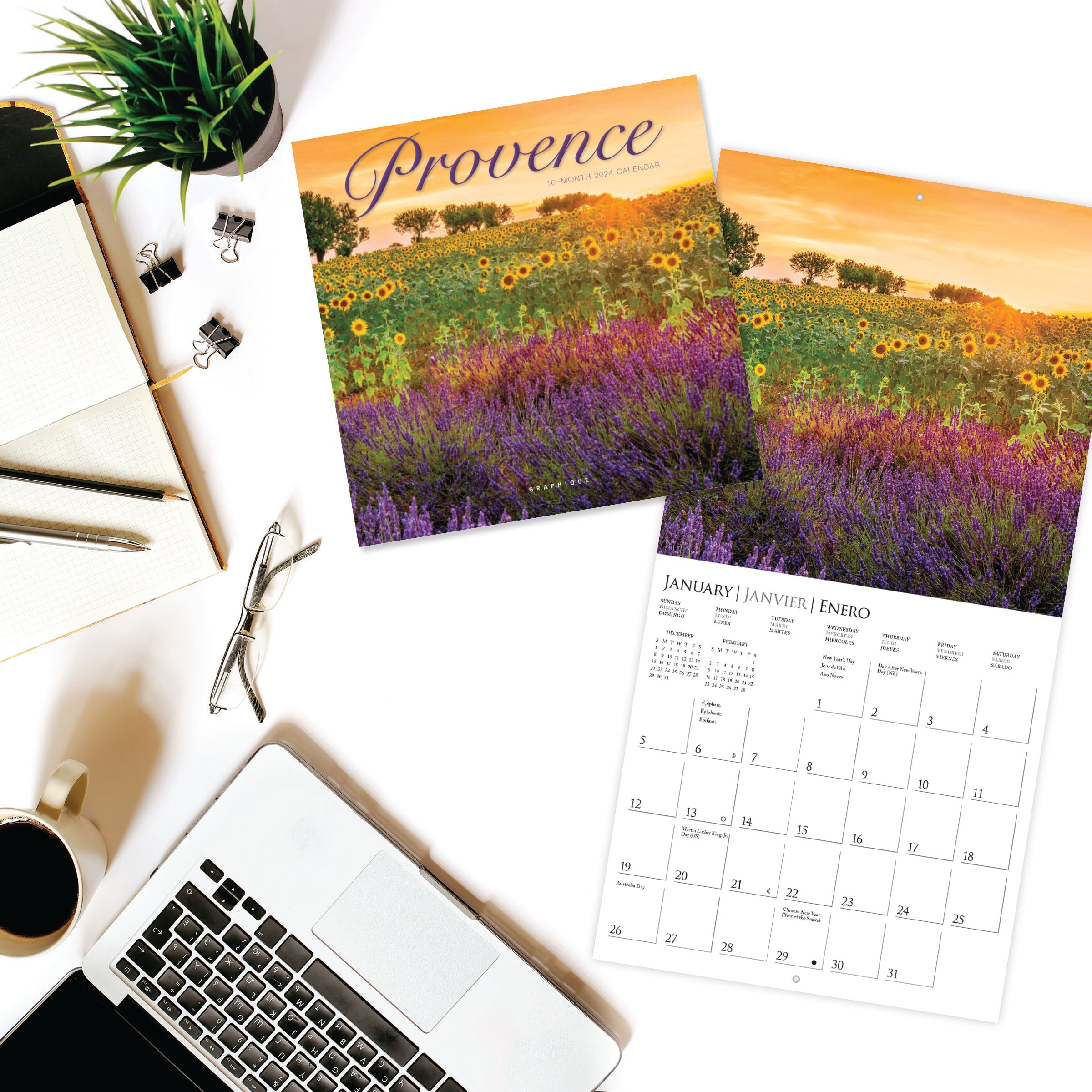 Provence 2025 Mini Wall Calendar    