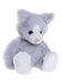Charlie Bears Puddy Kitten - Cloudy Grey