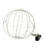 12" Warm White LED Foldable Metal Sphere