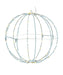 12" Warm White LED Foldable Metal Sphere