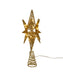 Gold Starburst 11" Tree Topper with 60 LED Lights