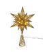 Gold Starburst 11" Tree Topper with 60 LED Lights