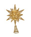 Gold Starburst 11" Tree Topper with 60 LED Lights