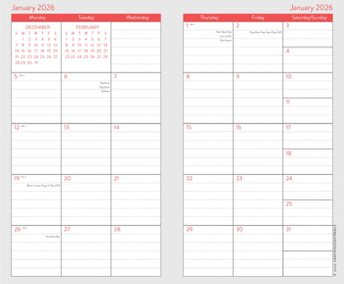 Florentine 2026-2027 2 Year Pocket Planner