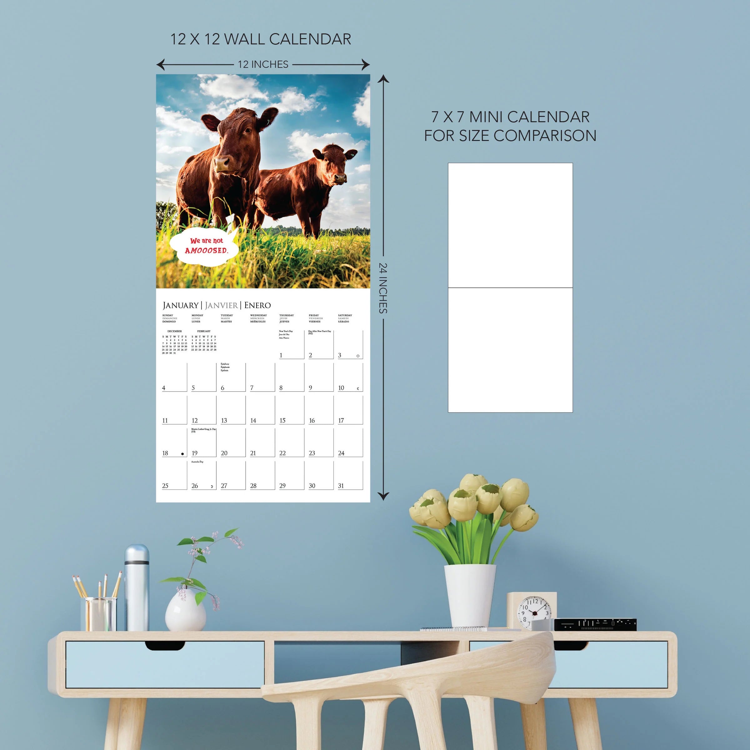 On The Farm 2026 Wall Calendar