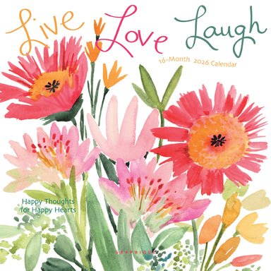 Live, Love, Laugh 2026 Mini Wall Calendar