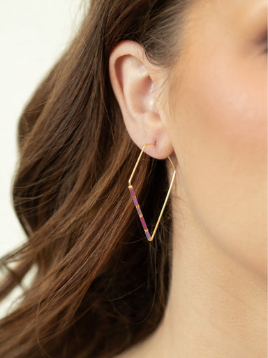 HOLLY YASHI Anza Earrings - Rouge