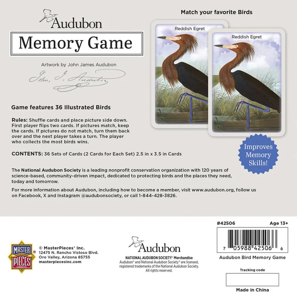 MSTR Audubon Memory Game