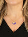 Holly Yashi Arabella Pendant Necklace - Royal Purple