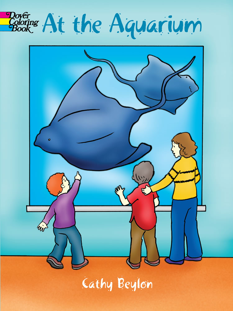 At The Aquarium Coloring Book    