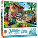 Cabin Crossing Memory Lane 300 Piece Large Format Puzzle