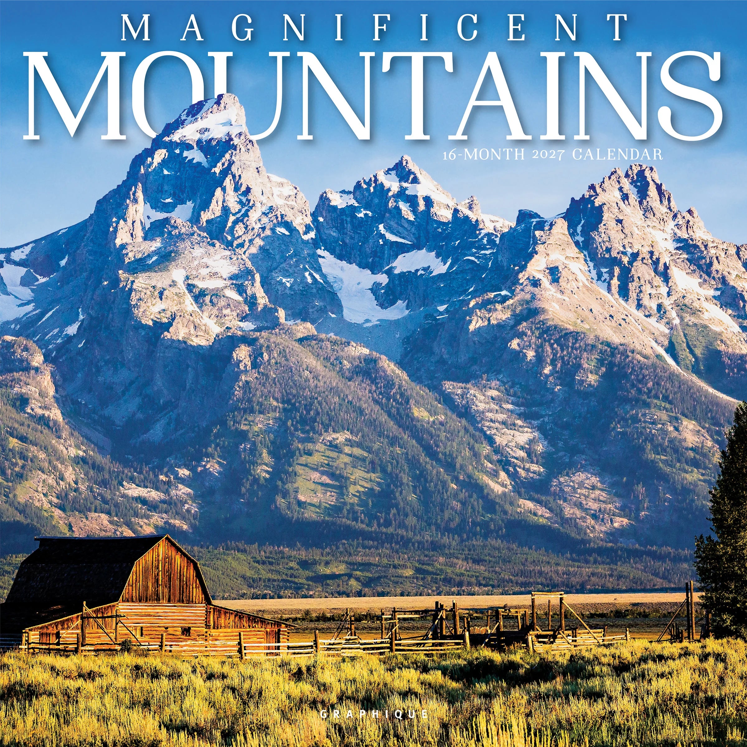 GRPH Magnificent Mountains 2027 Wall Calendar