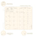 Apollo Collection Brown 2025-2026 2-Year Planner    