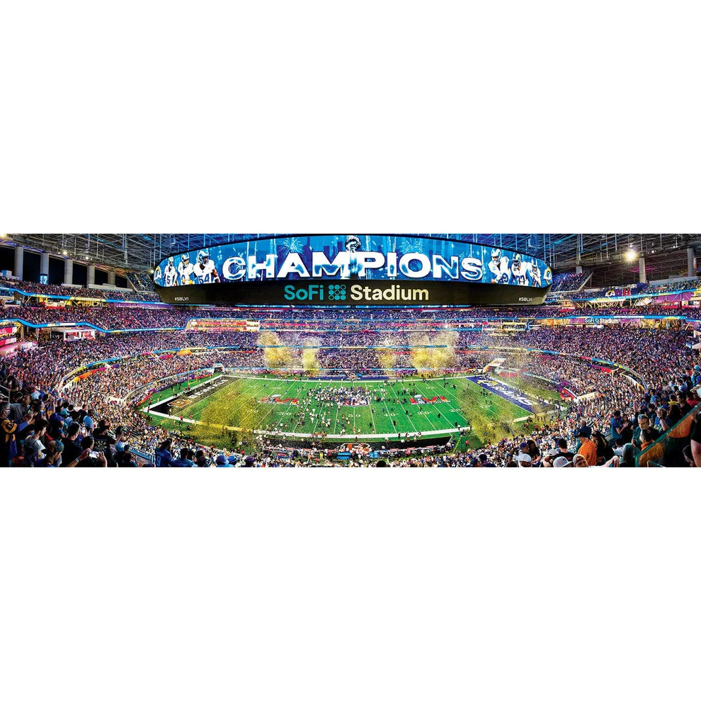 Los Angeles Rams NFL SoFi Stadium 1000 Piece Panoramic Puzzle