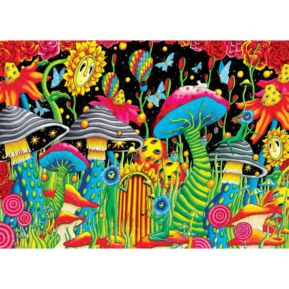 Garden of Cosmic Delights 1000 Piece Wonderous Worlds Puzzle