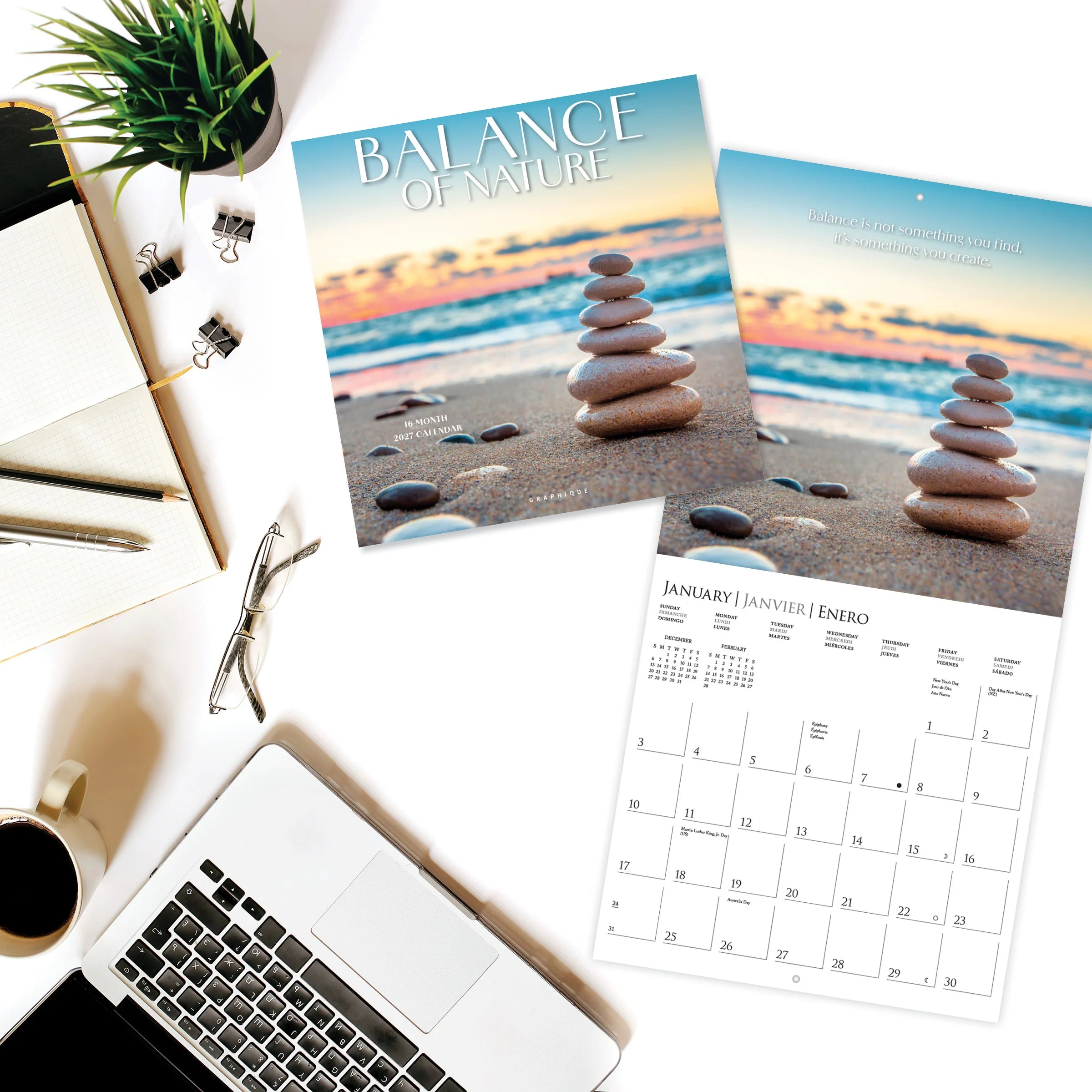 GRPH Balance of Nature 2027 Wall Calendar