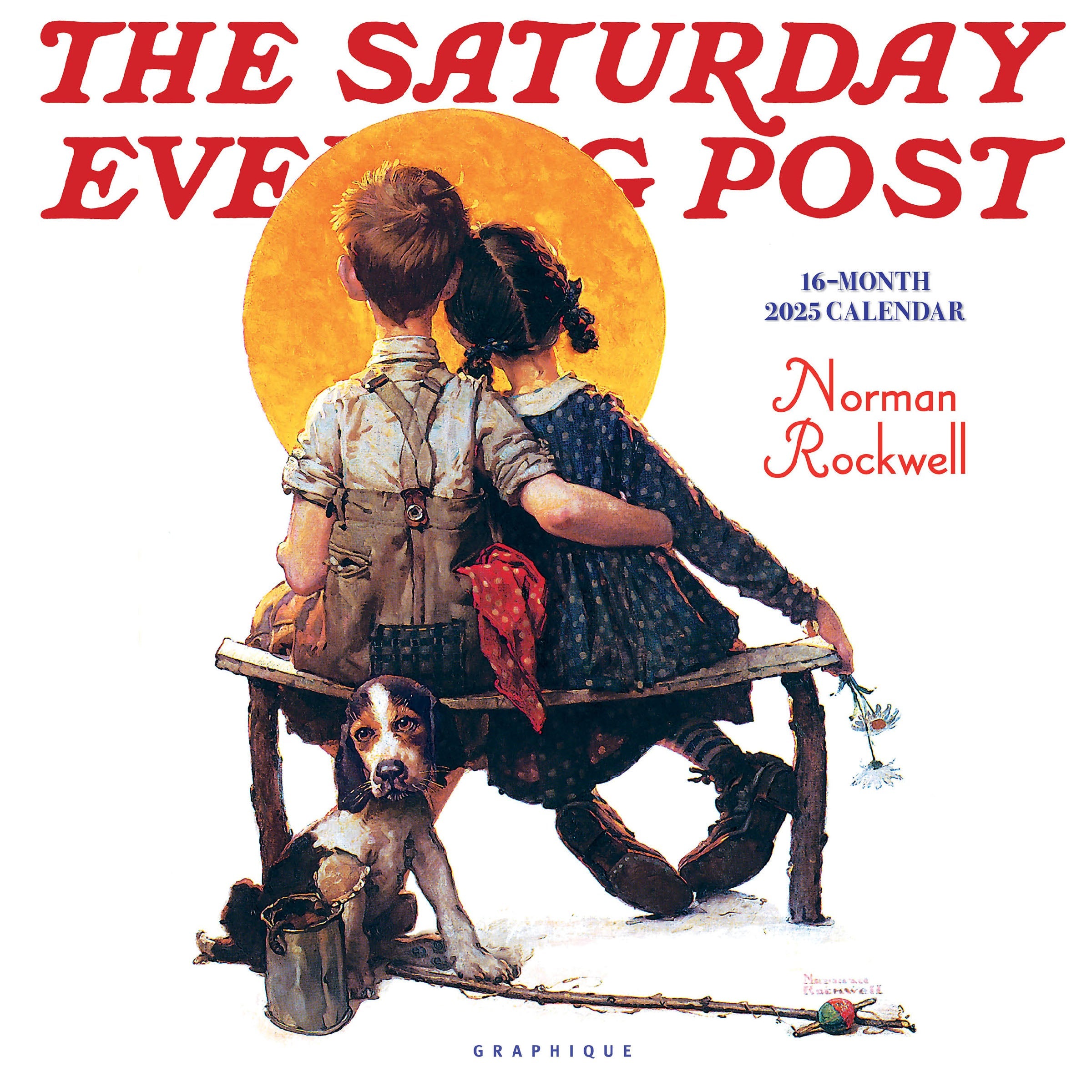 The Saturday Evening Post Norman Rockwell 2025 Wall Calendar    