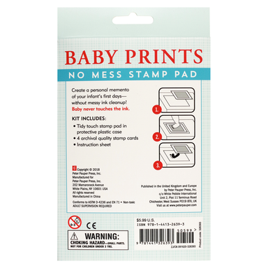 PTR Baby Prints No Mess Stamp Pad