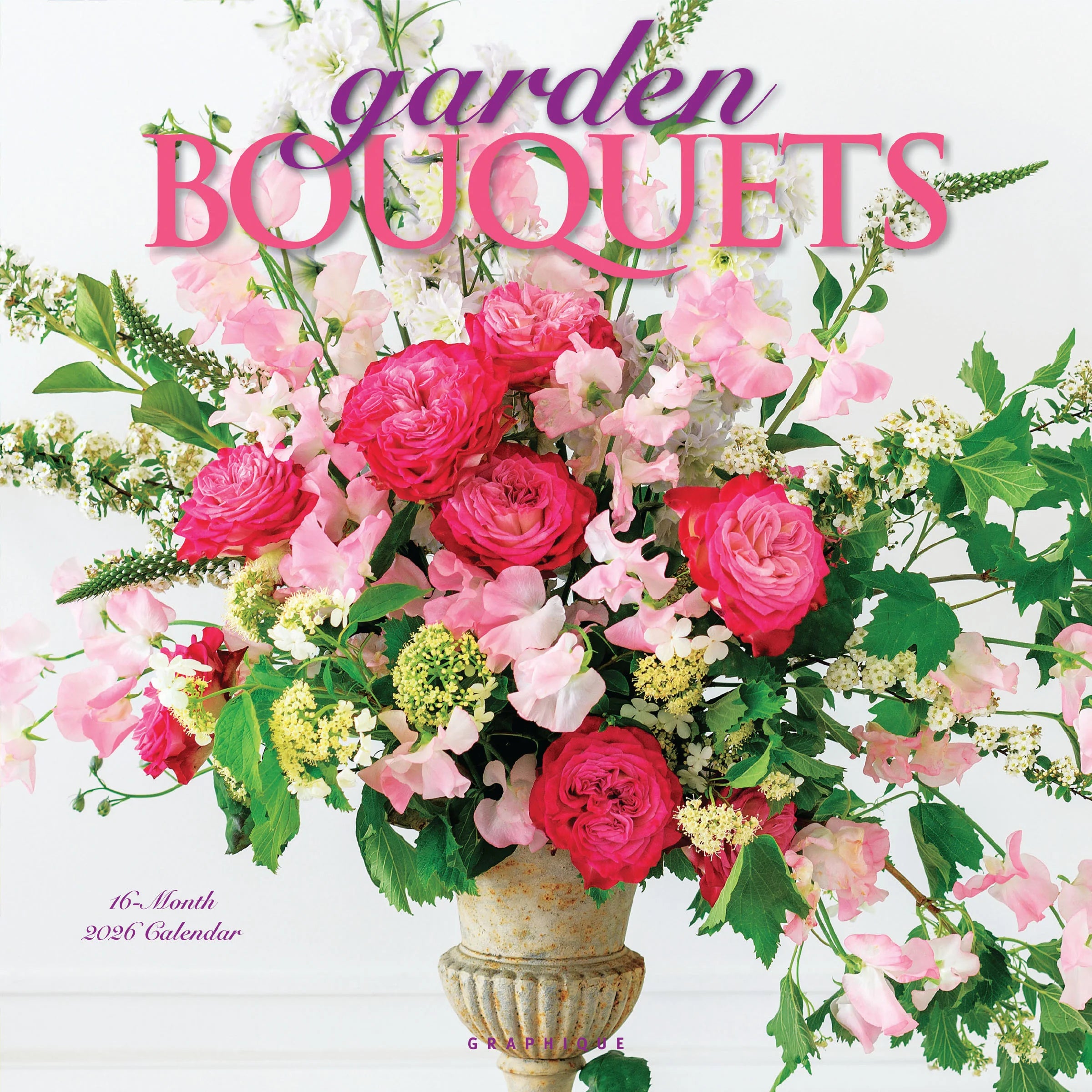 Garden Bouquets 2026 Wall Calendar