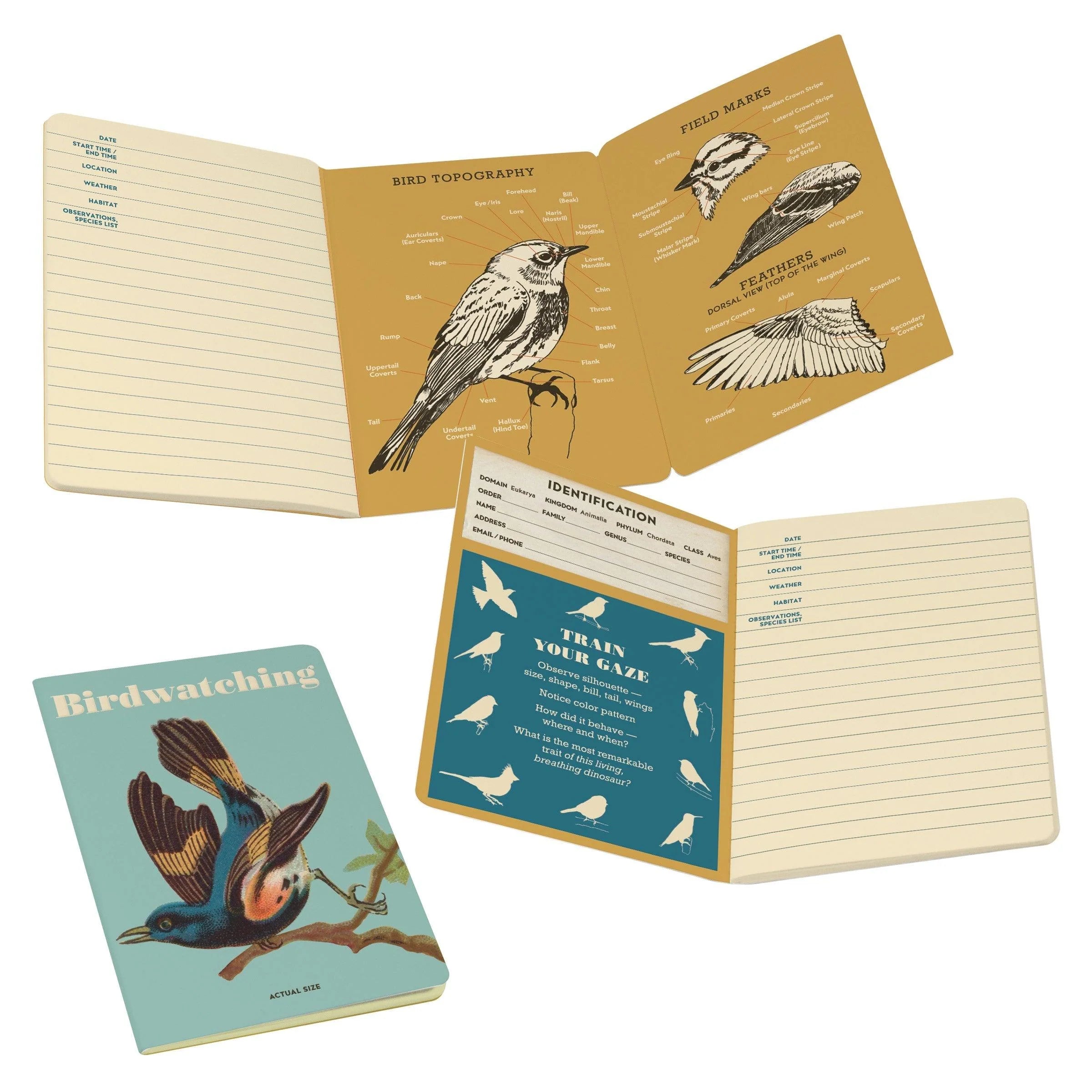 Birder Notebook Birdwatching Pocket Notebook — Bird in Hand