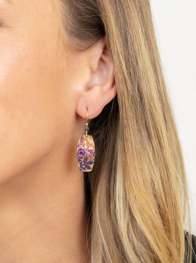 HOLLY YASHI Falling Bloom Earrings - Amber