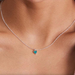 BOMA Belle Heart Necklace with Turquoise