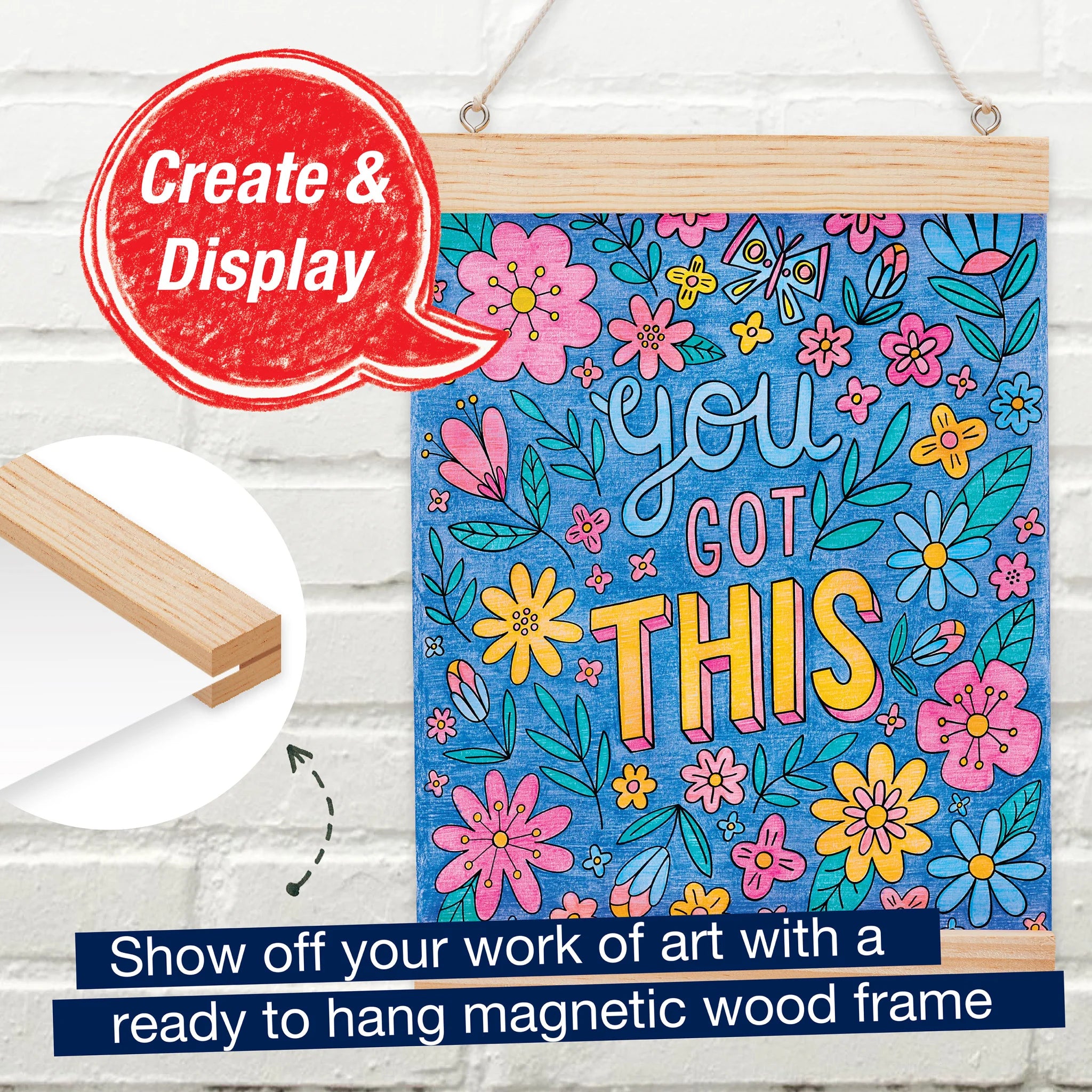 You Got This Color By Number Wall Art