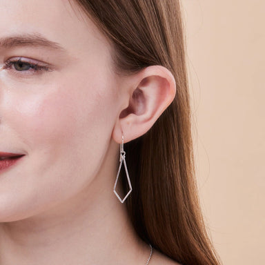 Boma Sterling Silver Kite Dangle Earrings