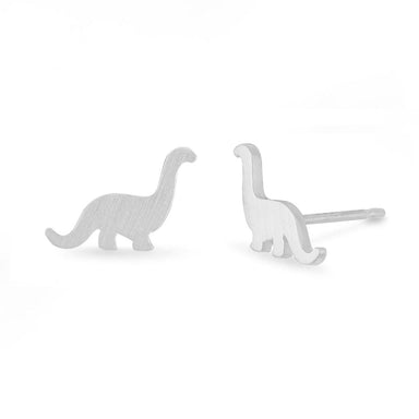 Boma Sterling Silver Earrings - Dinosaurs Matte Finish    