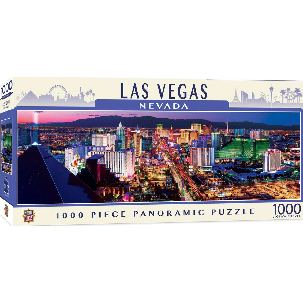 Las Vegas Nevada 1000 Piece Panoramic Puzzle