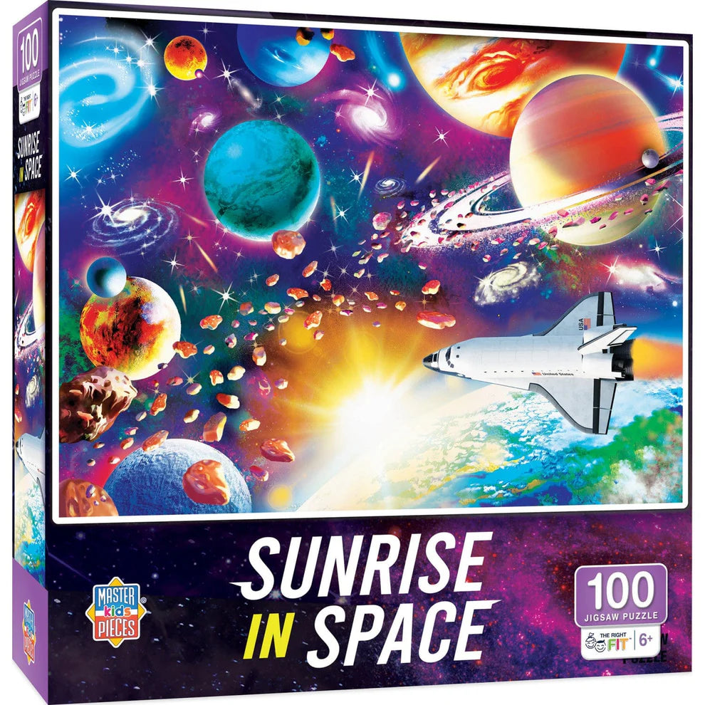 NASA Sunrise In Space 100 Piece Puzzle