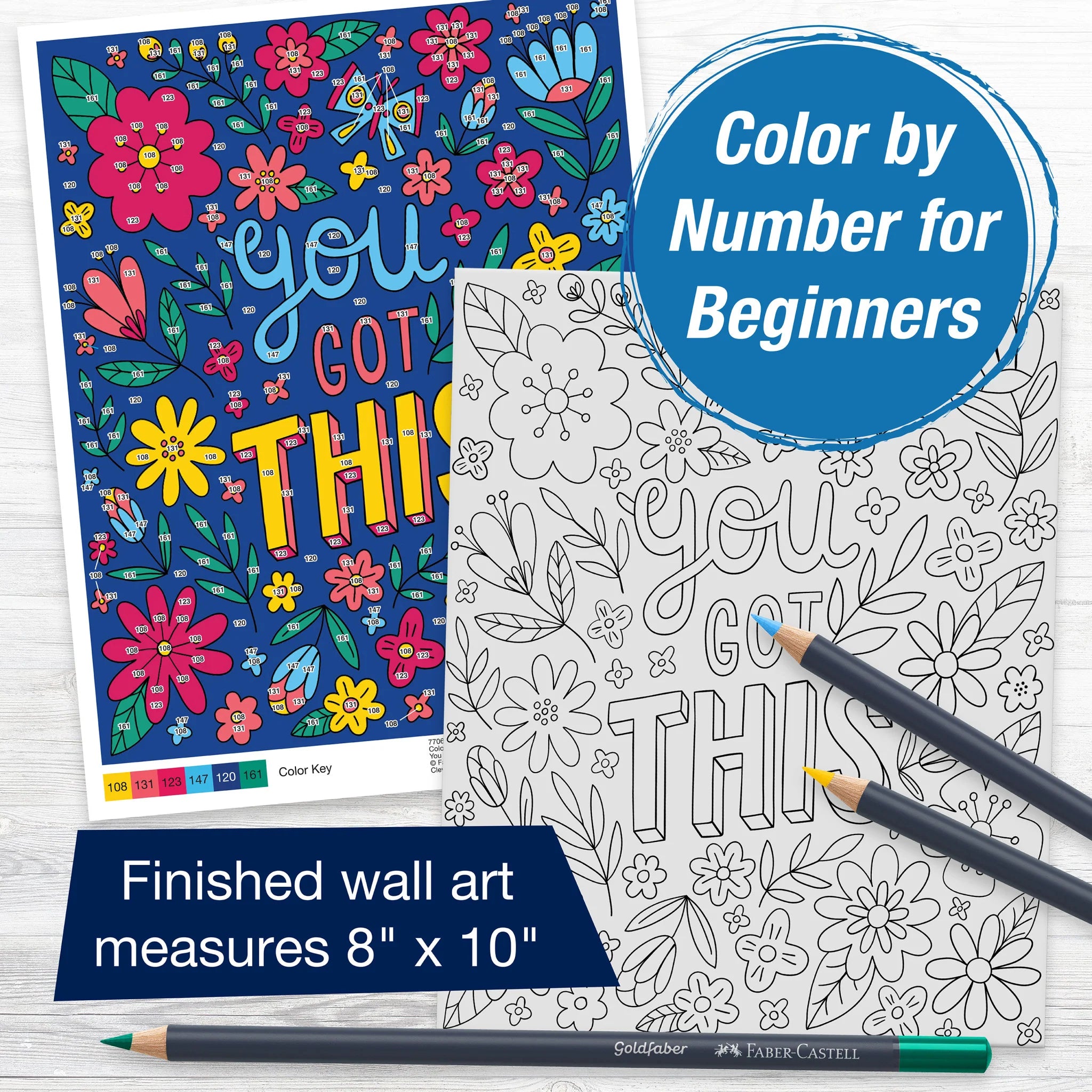 You Got This Color By Number Wall Art