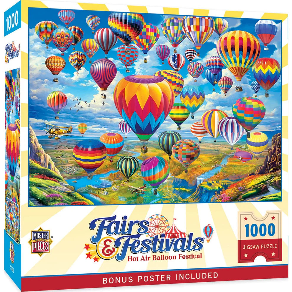 Hot Air Balloon Festival 1000 Piece fairs & Festivals Puzzle