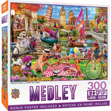 Dog Gone Days Medley 300 Piece Large Format Puzzle