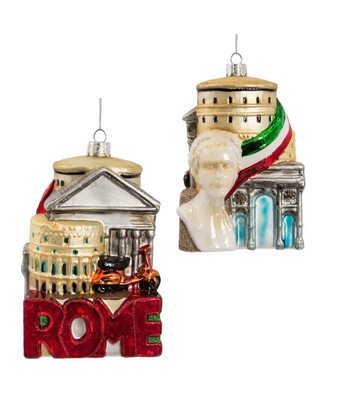 Rome Glass Ornament