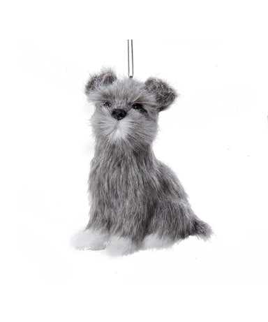 Plush Schnauzer Ornament