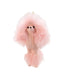 Furry Pink Poodle Ornament