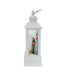 Snowman LED White Water Lantern