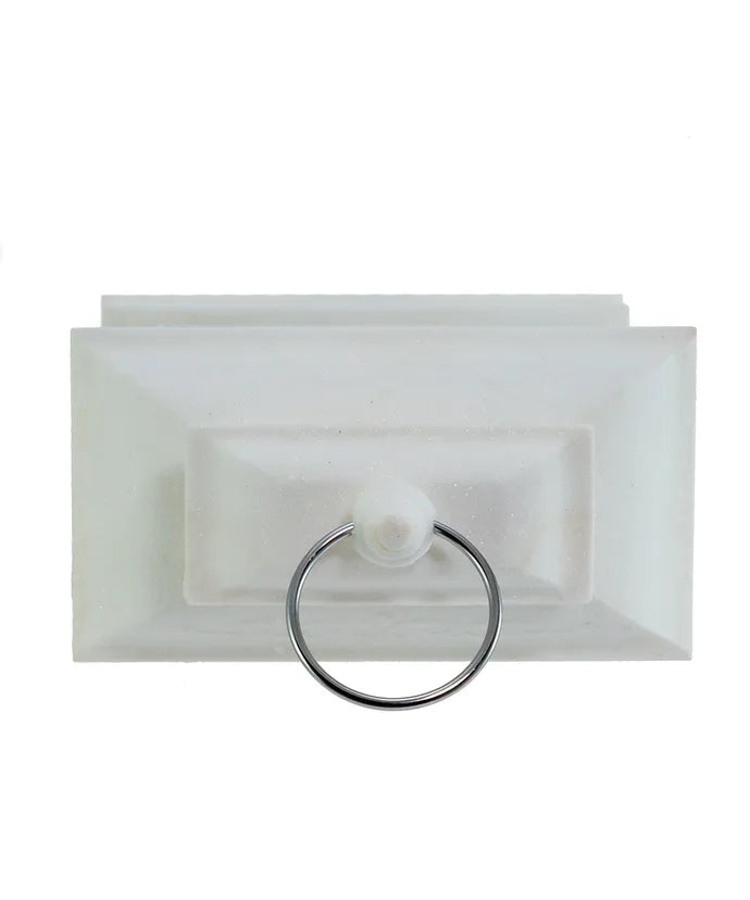 Snowman LED White Water Lantern