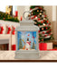 Snowman LED White Water Lantern