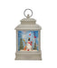 Snowman LED White Water Lantern